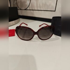 ELLE Red Sunglasses